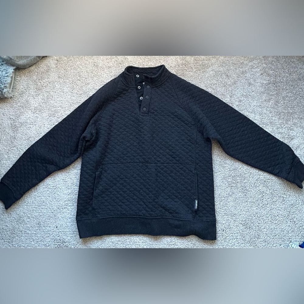 Eddie Bauer Casual Quilted Fleece - Charcoal Black